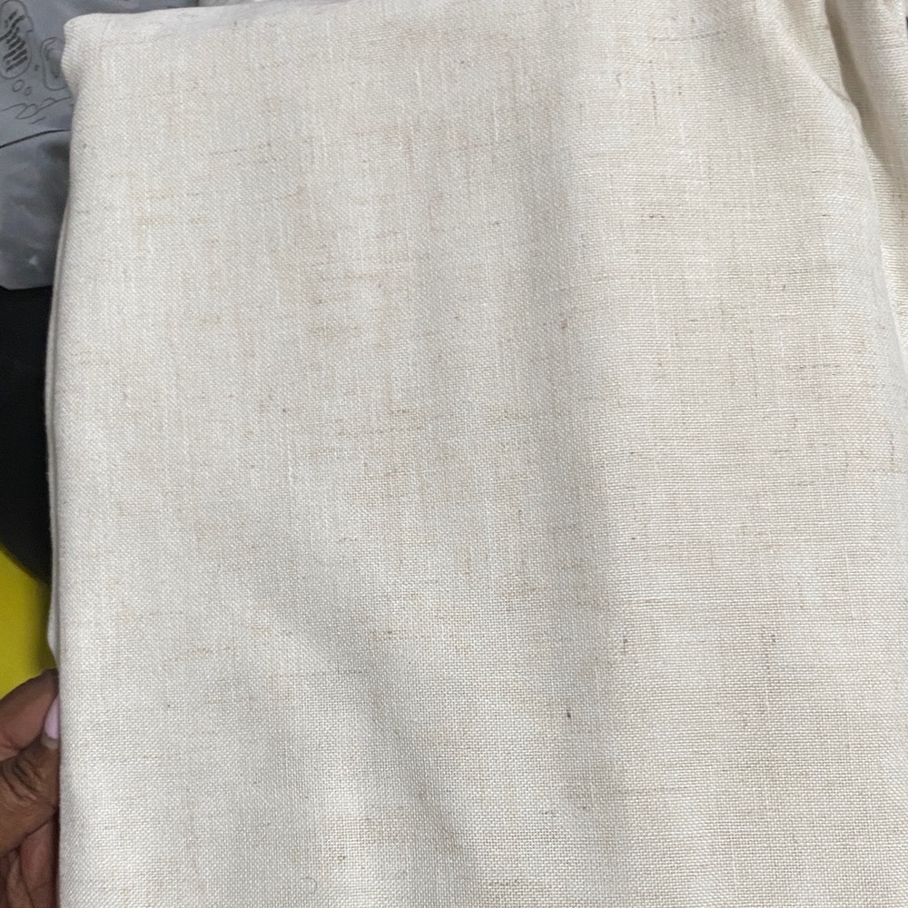 Home Essentials Cream Curtains